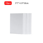 10 Pcs Blank Canvas Board