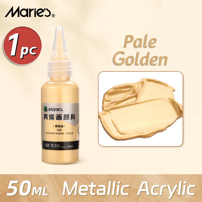 50ml Metallic Acrylic Paint