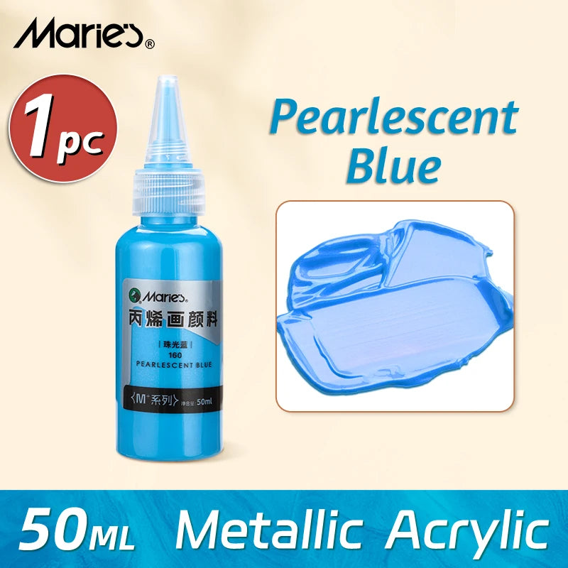 50ml Metallic Acrylic Paint