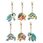 6pcs/Set Diamond Art Keychain Kit