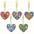 6pcs/Set Diamond Art Keychain Kit