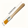 10Pcs Wooden Handle Nylon Bristle Paint Brush