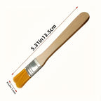10Pcs Wooden Handle Nylon Bristle Paint Brush