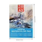 A3/A4/A5 Watercolor Pad