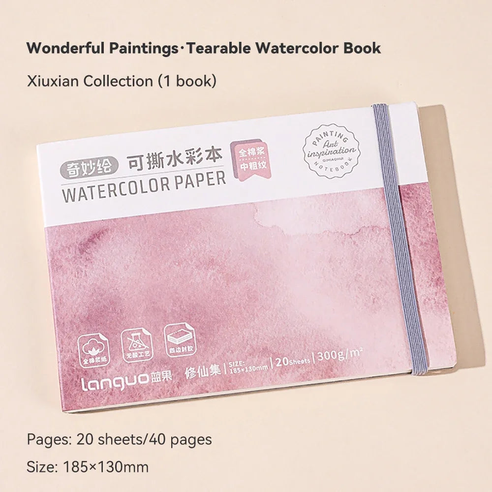 100% Cotton Mini Tearable Paper Book