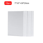 10 Pcs Blank Canvas Board