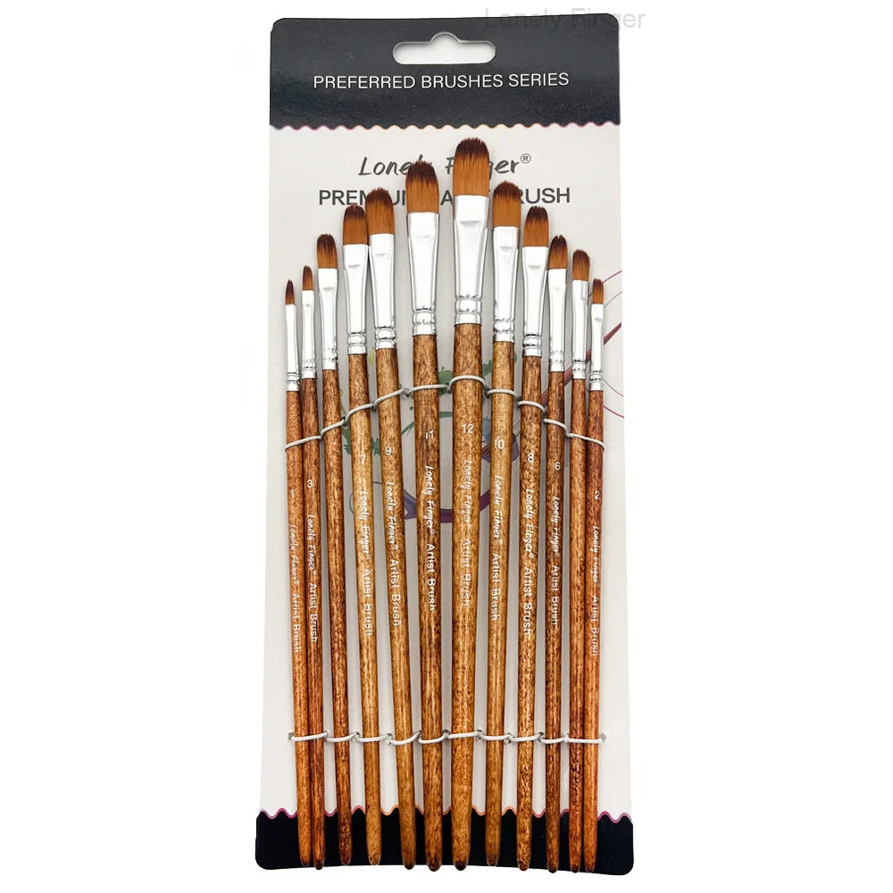 12/48pcs Professional Artist Paint Brush Set