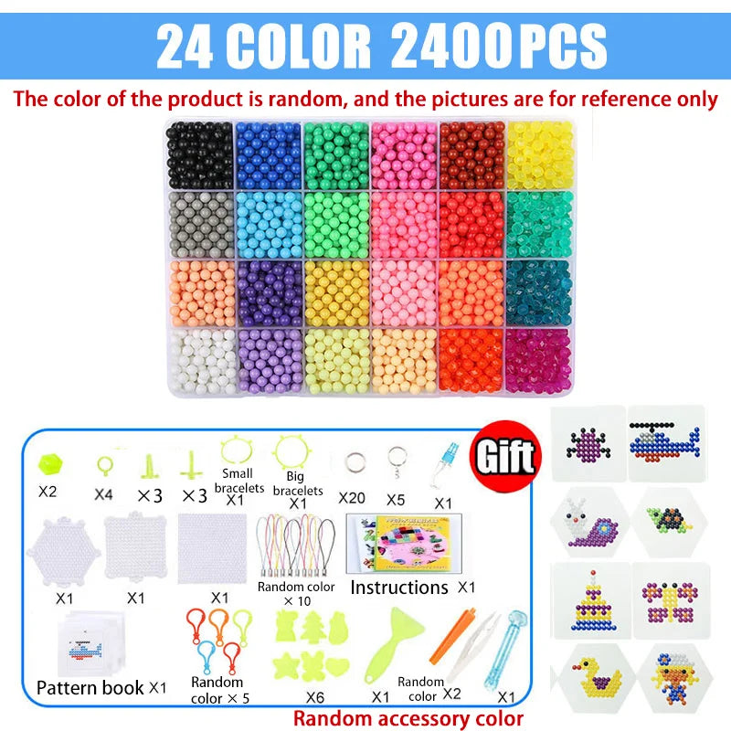 Handmade Magic Water Fuse Beads Set