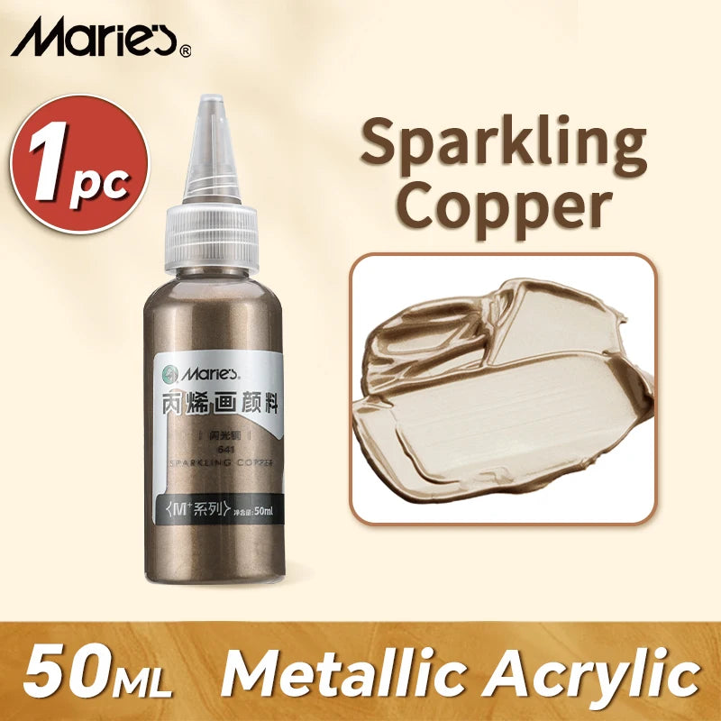 50ml Metallic Acrylic Paint