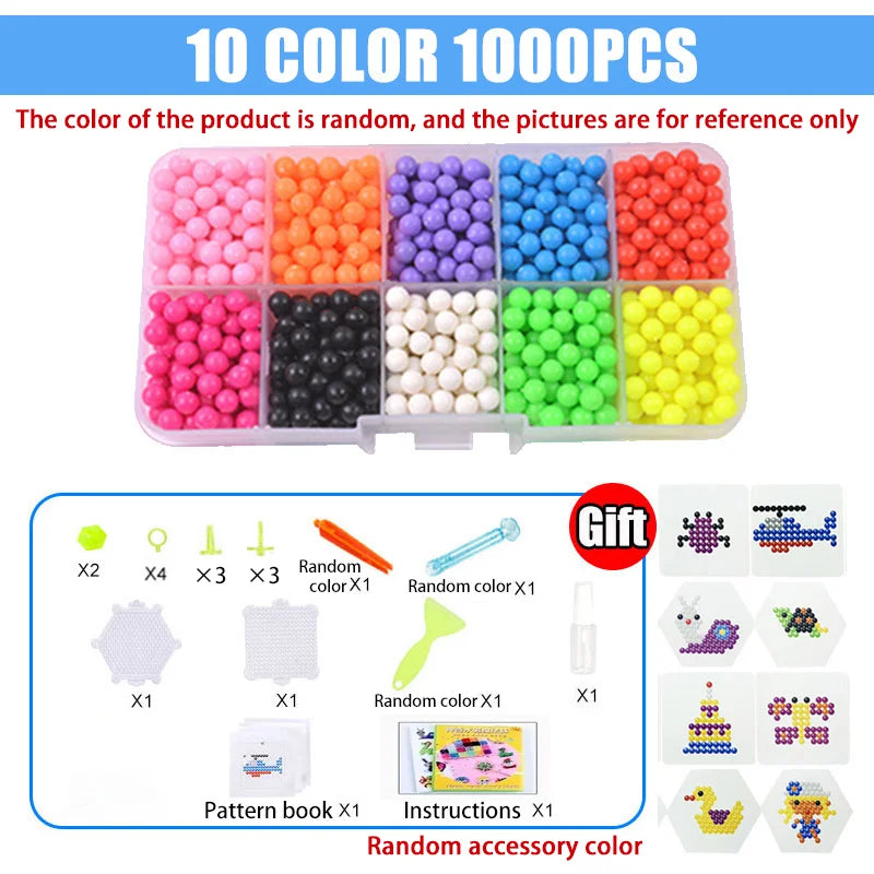 Handmade Magic Water Fuse Beads Set