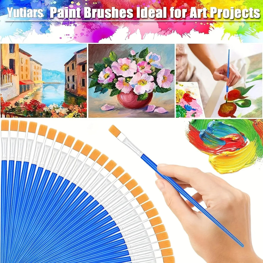 50Pcs Painting Brushes