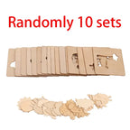 10-20pcs Wooden Drawing Stencils