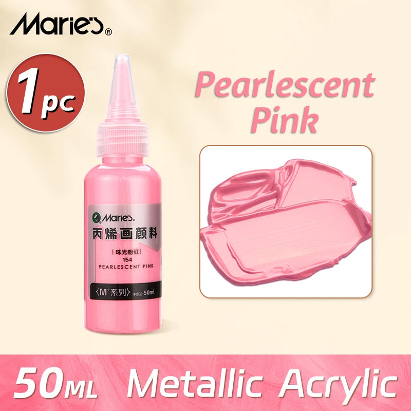 50ml Metallic Acrylic Paint