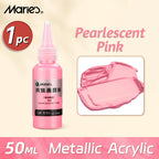 50ml Metallic Acrylic Paint