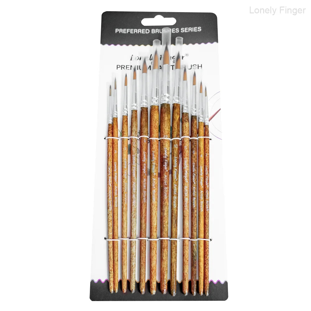 12/48pcs Professional Artist Paint Brush Set
