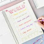 6/18Pcs Rainbow Gel Pens Color Changing