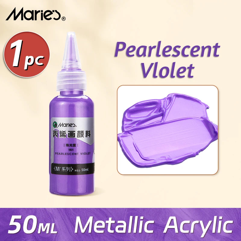 50ml Metallic Acrylic Paint