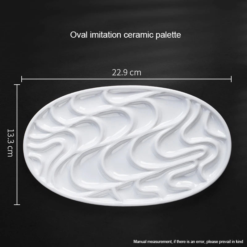 1/5/28 Ceramic  Paint Palette