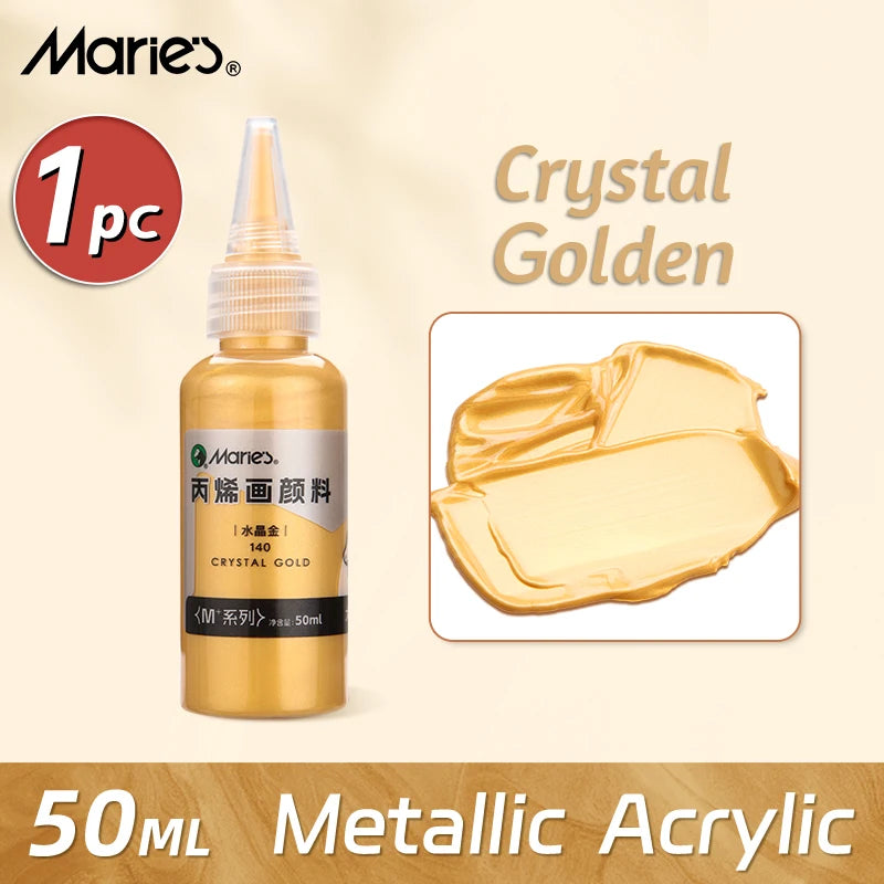 50ml Metallic Acrylic Paint