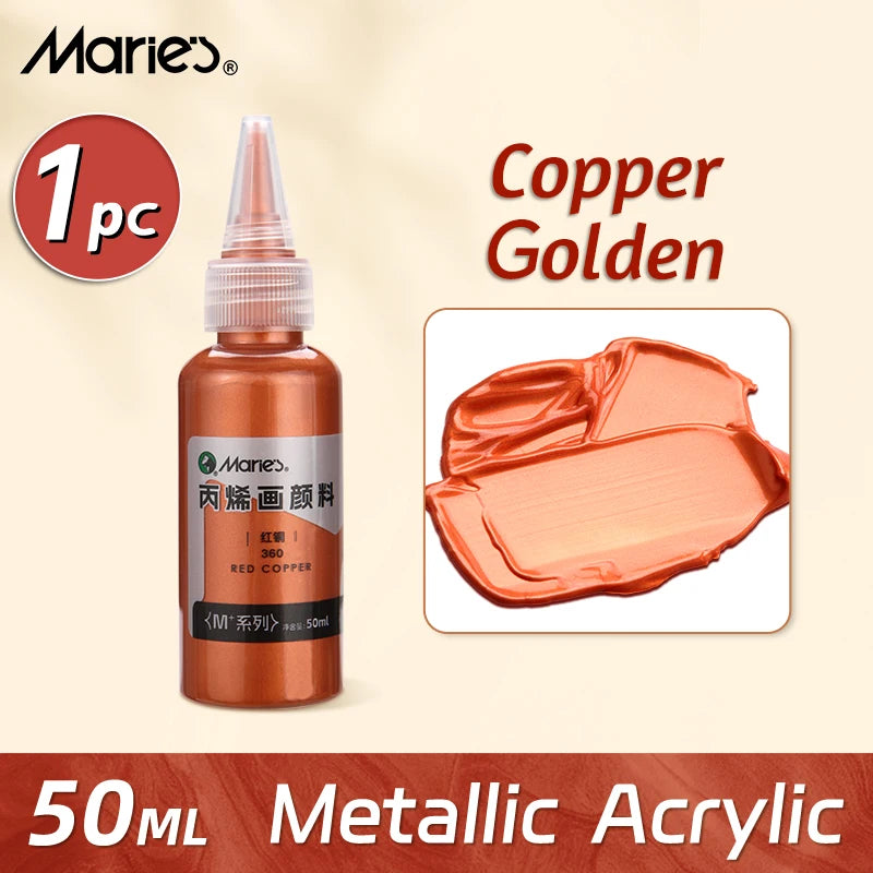 50ml Metallic Acrylic Paint