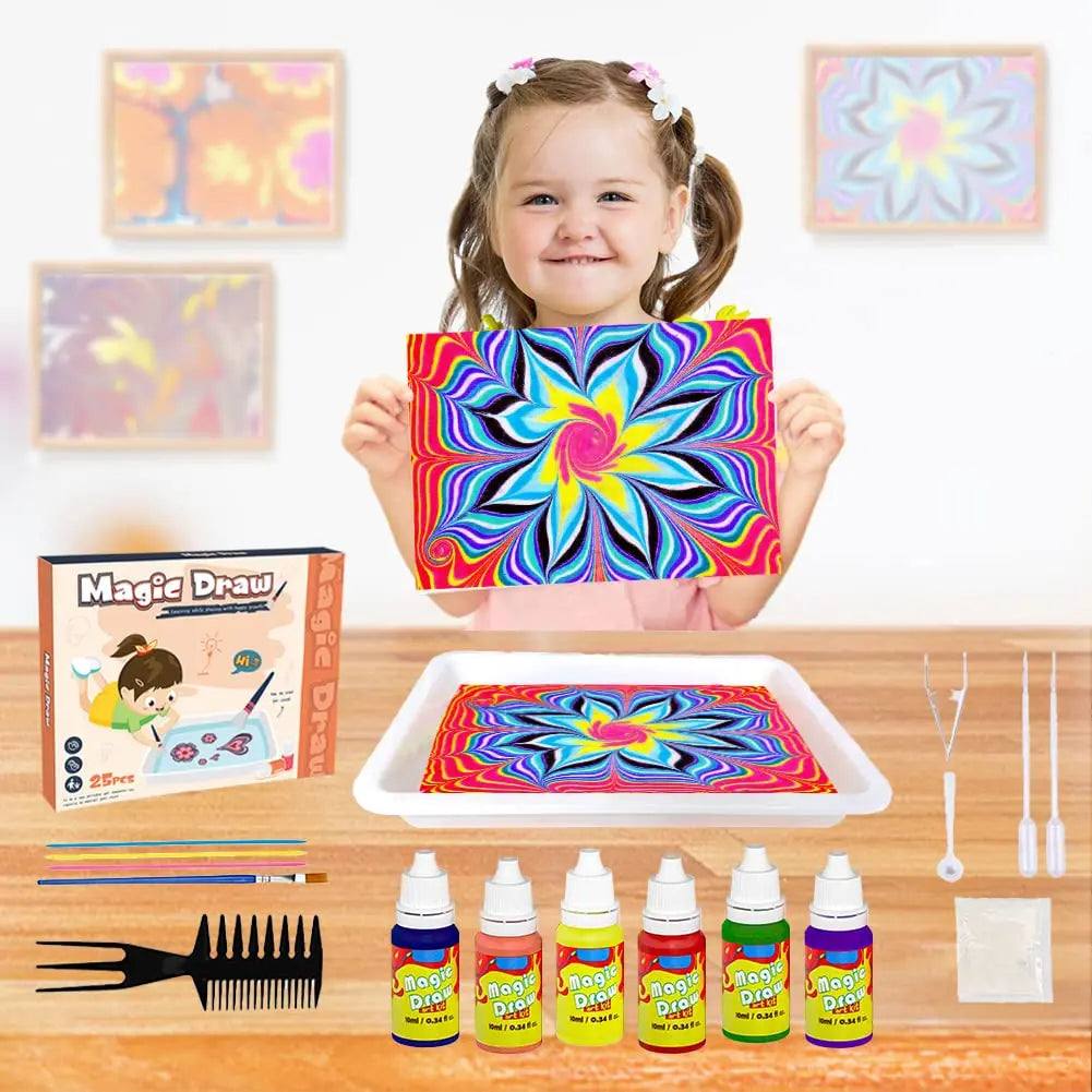 Marble Painting Kit for Kids