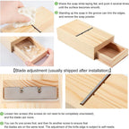 Wooden Planer Adjustable Soap Candle Cutter