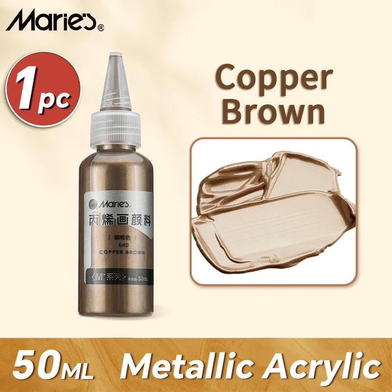 50ml Metallic Acrylic Paint
