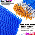 50Pcs Painting Brushes