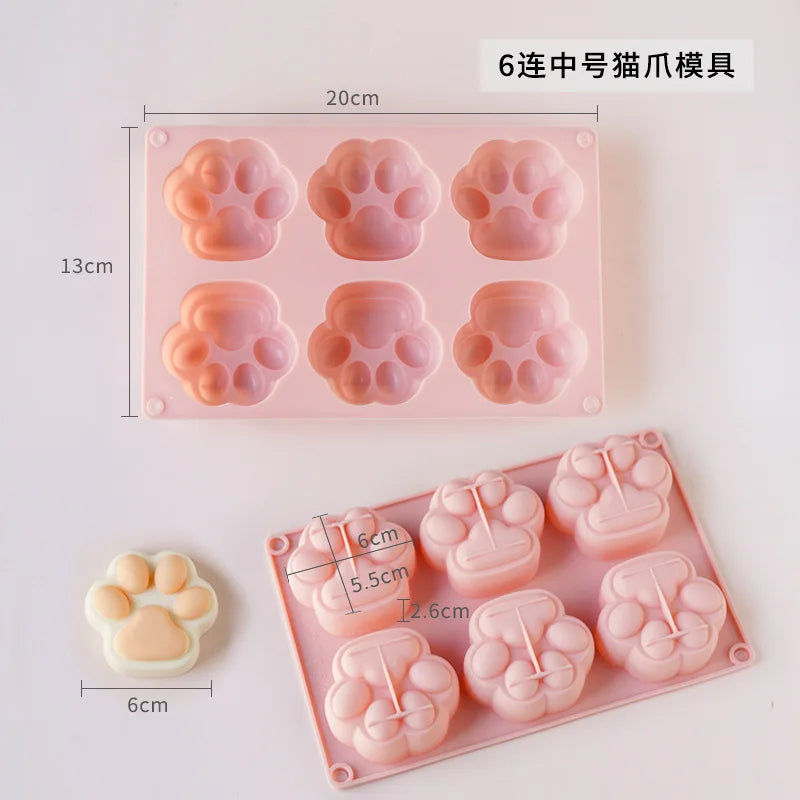6 Holes Handmade Silicone Mold