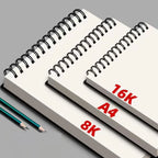 30 Sheets 8K 16K Spiral Sketchbook
