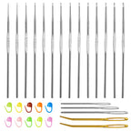 Crochet Knitting Set with Yarn and Hooks