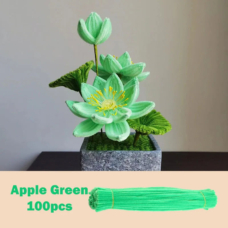 100pcs Colorful Chenille Stems