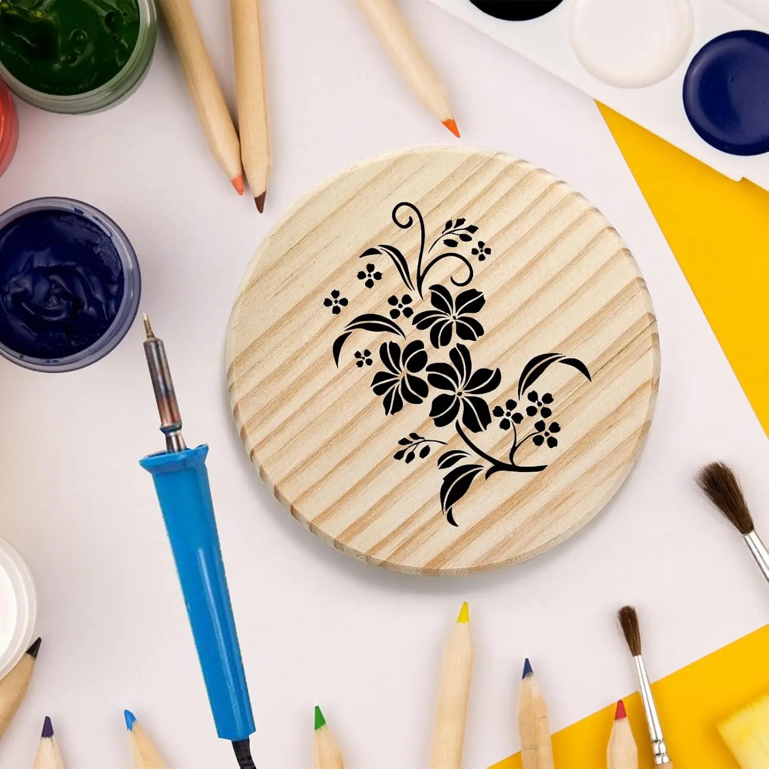 Blank Round Wood Coasters