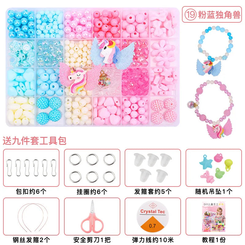 500pcs DIY Handmade Beaded Jewelry Making Kit
