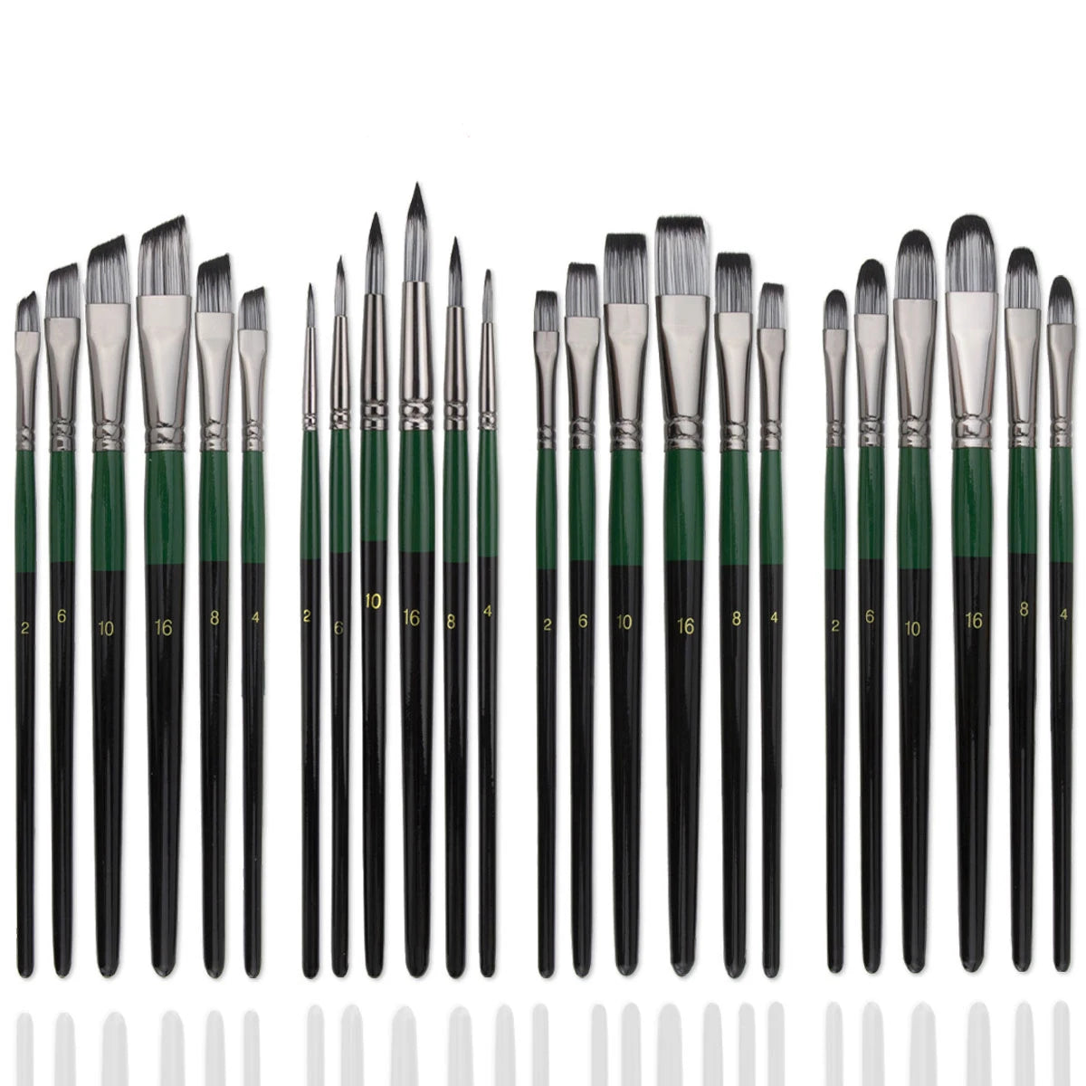 6/24pcs Professional Artist Paint Brush Set