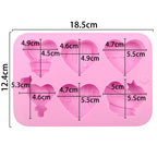 6 Holes Handmade Silicone Mold
