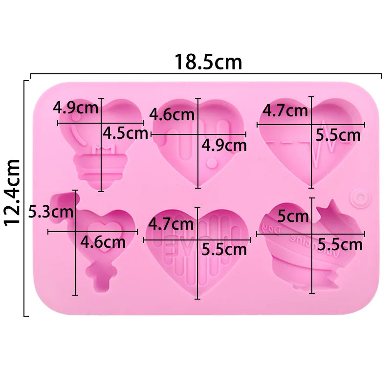 6 Holes Handmade Silicone Mold