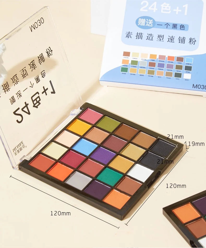 24 Colors Soft Artist Pastel Powder