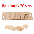 10-20pcs Wooden Drawing Stencils