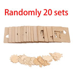 10-20pcs Wooden Drawing Stencils