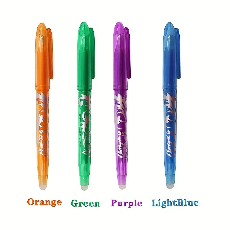 8/4pcs Multi-Color Erasable Gel Pen 0.5mm Tip