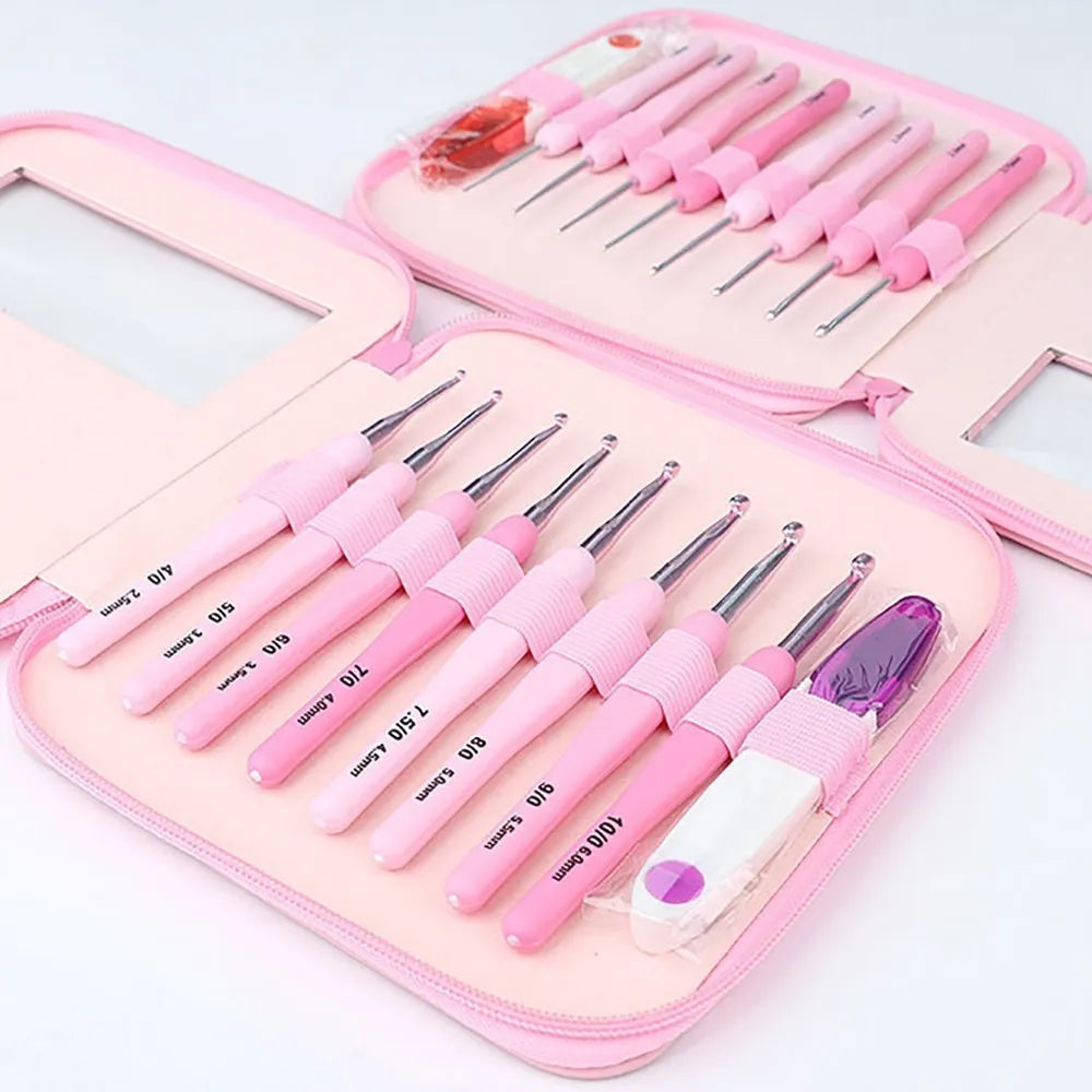 9pcs Crochet Hook Kit
