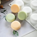 15-Cavity 3D Round Silicone Mold