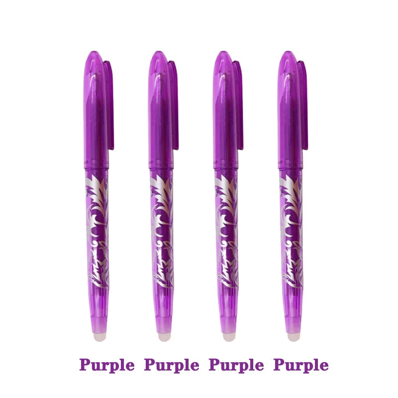 8/4pcs Multi-Color Erasable Gel Pen 0.5mm Tip