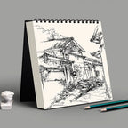 30 Sheets 8K 16K Spiral Sketchbook