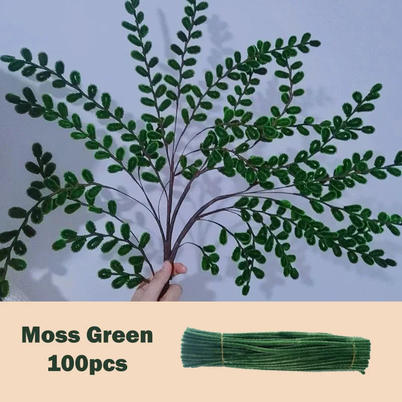 100pcs Colorful Chenille Stems