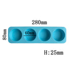 Silicone Soap Mold 4 Holes Oval Round Square DIY Soap Making Mould Homemade Mould Decoration Wax Candle Cake Tools