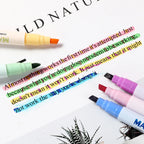 12pcs Double-ended Magic Color Changing Highlighter Pen Set