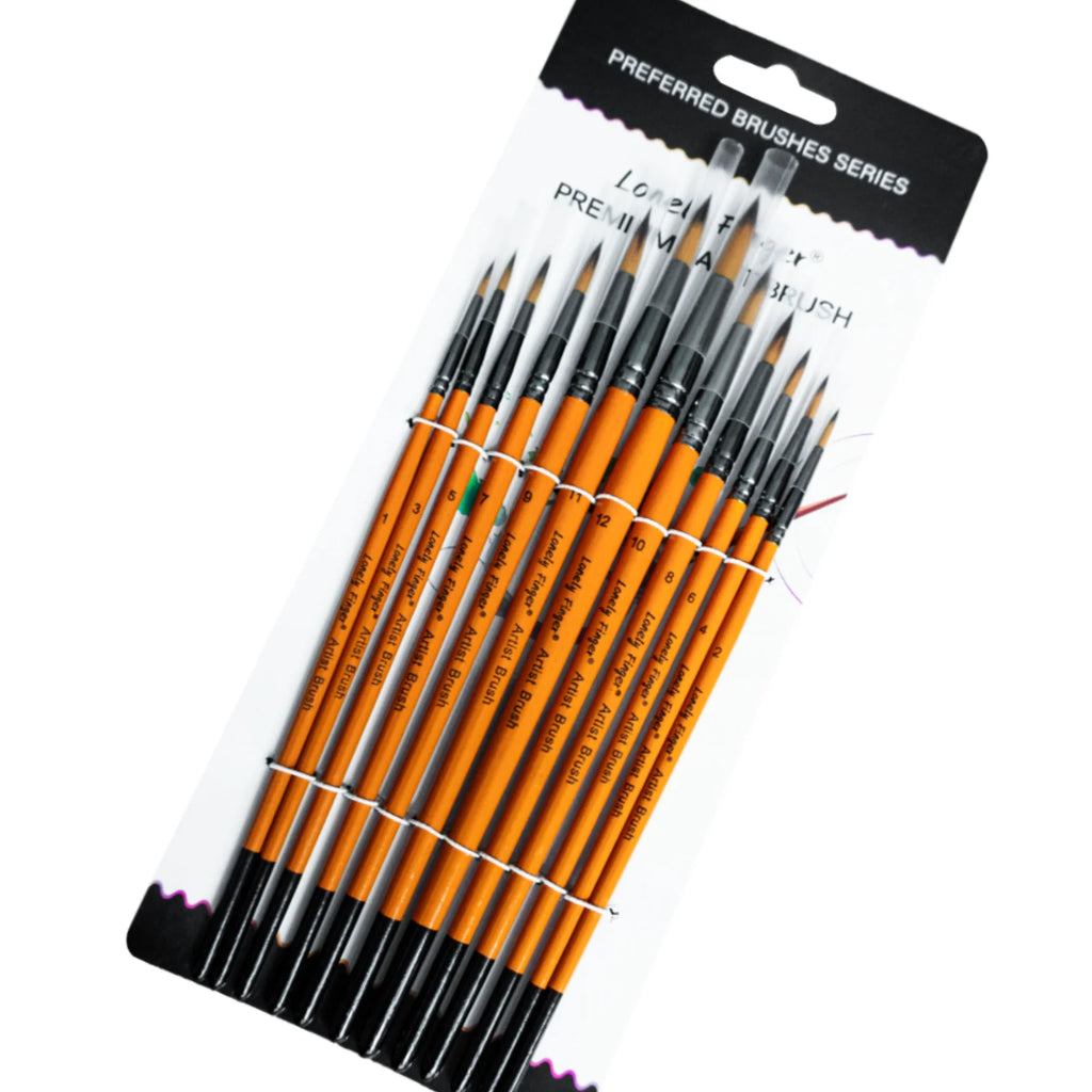 12/48pcs Professional Artist Paint Brush Set