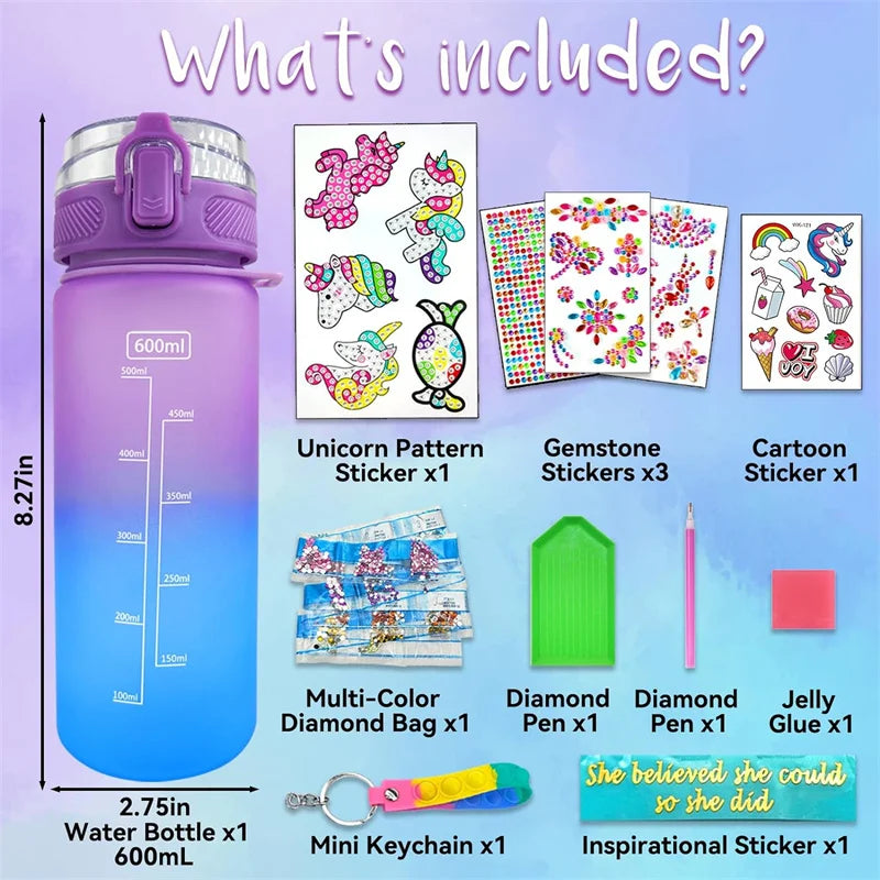 Decorate Your Own Water Bottle Kit